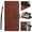 Brown, variant on TECH CIRCLE Flip Wallet Case for Google Pixel 10 /10 Pro (6.3", 2025 Release) - PU Leather Slim Fit Folio Fold Stand Protective Card Holder Phone Case with Wrist Strap, Red