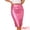 Pink, variant on DARING DIVA Women's Holographic Shiny Metallic Midi Skirt XS Black