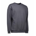 thumbnail image 1 of ID Sudadera clásica con cuello redondo holgada adulto unisex (Negro), 1 of 4