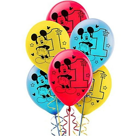Mickey's Fun To Be one Printed Latex Balloons (15 Count)