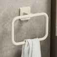 thumbnail image 2 of IMossad Square Towel Rack Wall Mounted Adhesive Bathroom Towel Holder No Drill Minimalist Hanging Rod for Kitchen Toiletries Hand Towels Modern Design Space Saving Organizer, 2 of 6