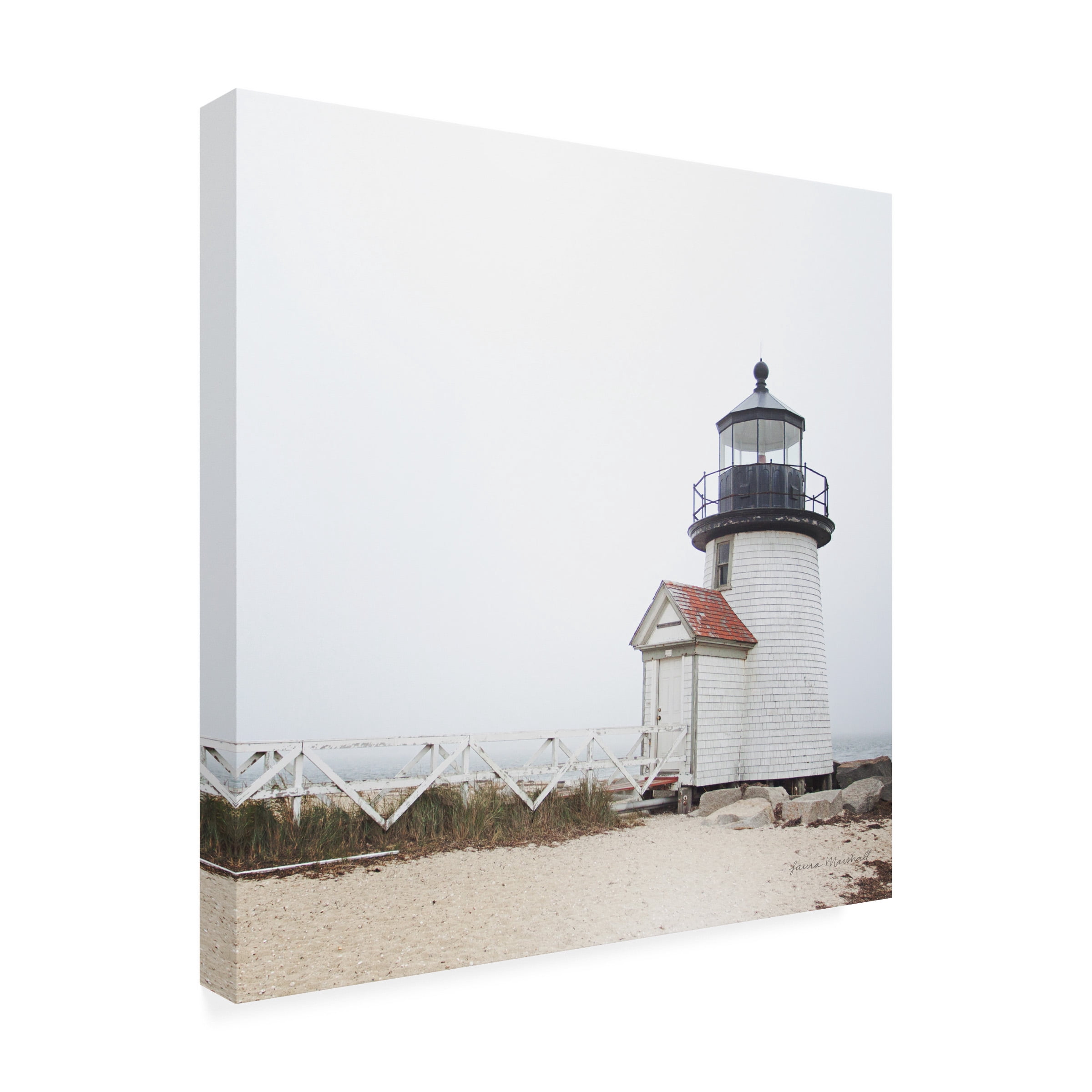 Laura Marshall 'Brant Point Light' Canvas Art