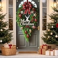 thumbnail image 5 of Christmas Door Cover, 35"x71" Xmas Hanging Banner Holiday Backdrop, Merry Christmas Background for Home Holiday Decor, H, 5 of 6