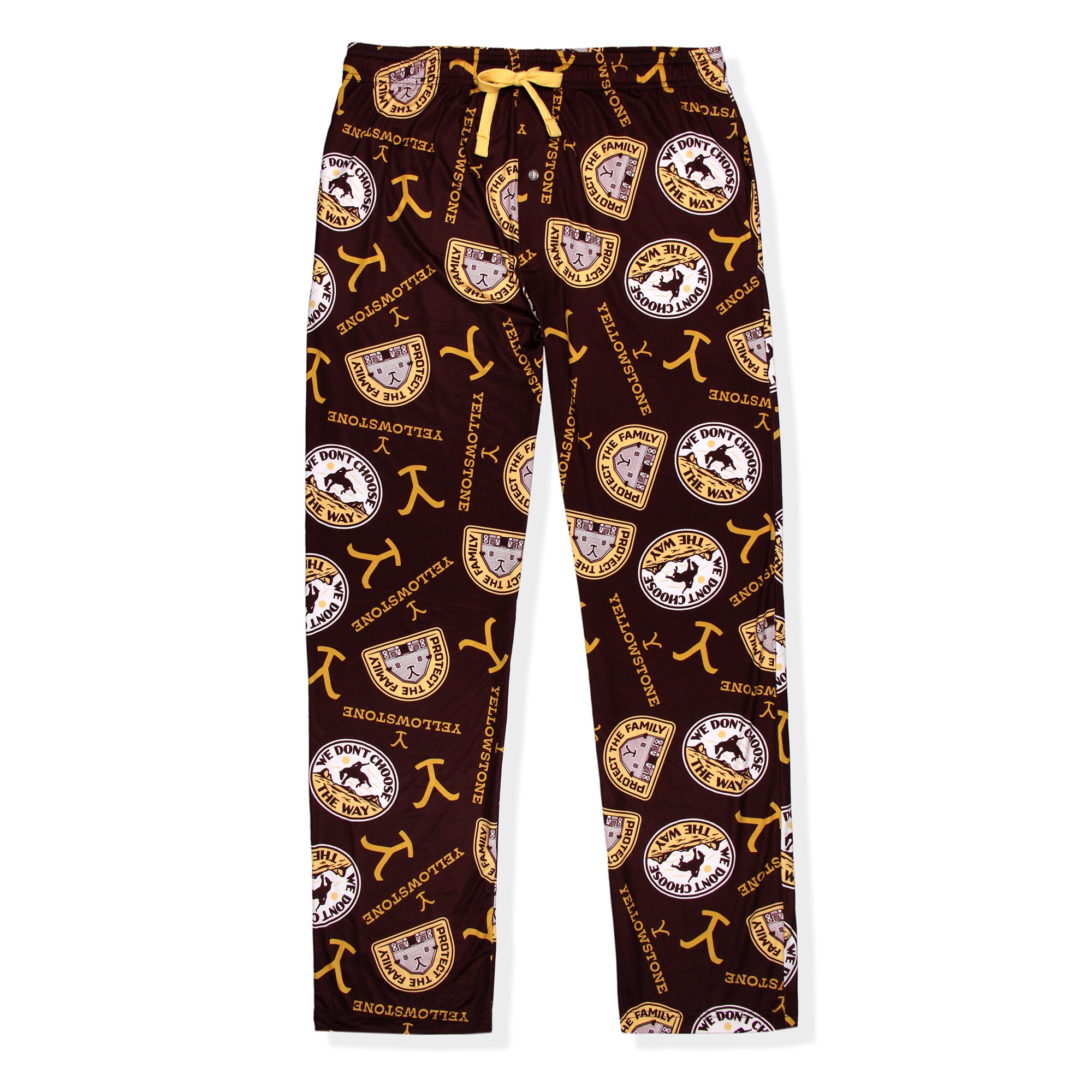 Yellowstone Men's TV Show Protect The Family Pattern Lounge Pajama ...
