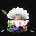 thumbnail image 4 of Artificial Resin Decoration Ornaments Pearl Shell Oxygen Pump Air Bubble Stone Fish Tank Aquarium Accessories, 4 of 8