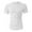 White, variant on Ma Croix Men's Casual Longtail Extended Slim Fit Hip Hop Crew Neck Tee Shirts with Side Zipper