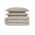thumbnail image 5 of Cannon Heritage Solid 2-Piece Twin XL Duvet Set in Greige, Polyester , Adult, All Season, OEKO-TEX Certified, 5 of 6