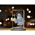 thumbnail image 3 of St. Rita | Patron Saint of Impossible Causes Gift | Religious 3D Engraved Crystal, 3 of 6
