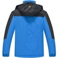 thumbnail image 2 of Tyhengta Men's Waterproof Ski Jacket Warm Winter Snow Coat Mountain Windbreaker Hooded Raincoat Blue L, 2 of 8