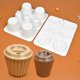thumbnail image 2 of Silicone Molds for Mousse Cakes, Chocolate and Fondant Suitable for Cupcakes and Baking Trays 3PCS, 2 of 5