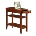 thumbnail image 3 of Convenience Concepts American Heritage 1 Drawer Chairside End Table with Shelves, Cherry, 3 of 4