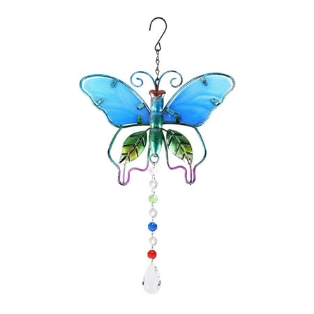 

Pendants Decor Suncatchers For Windows Butterfly Ball Hanging Crystals Ornament For Home Garden Office Wedding Festival Decoration