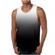 thumbnail image 5 of Tanques para Hombre para el Verano Solto Chaleco Impresión Deportivo Cuello Redondo, Casual, 5 of 8