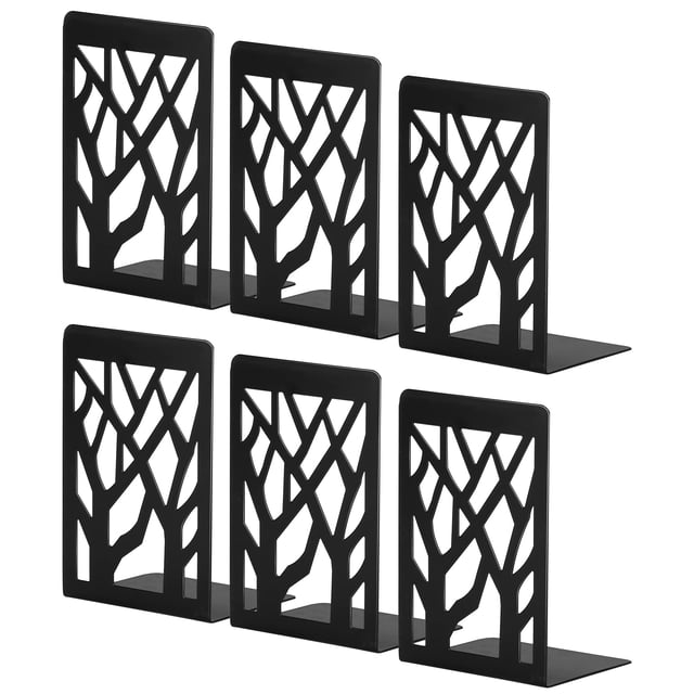 Sujetalibros INNÔPLUS con diseño de estrella de metal negro para libros pesados