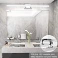 thumbnail image 4 of Aipsun 40 inch Modern LED Vanity Lights Adjustable Bathroom Light Fixtures Over Mirror Chrome Vanity Lighting 5500K, 4 of 4