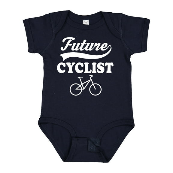 Inktastic Future Cyclist Childs Bicyle Boys or Girls Baby Bodysuit
