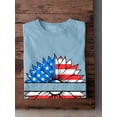 thumbnail image 3 of Patriotic Sunflower Usa T-Shirt Men -Image by Shutterstock, Male Large, 3 of 4