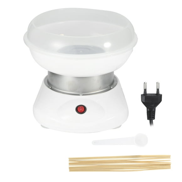 Household DIY Electric Candy Floss Maker Portable Candy Sugar Floss Machine WhiteEU Plug 220V