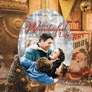 It's a Wonderful Life Ornament, Vintage Movie Christmas Decoration 1940s