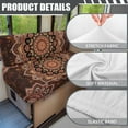 thumbnail image 6 of XYZCANDO Beautiful Mandragora RV Dinette Cushion Covers Camper Accessories for Inside Sofa Covers for 2 Cushion Couch Universal RV Dinette Cushions Comfortable Bench Cushion Orange, 6 of 7