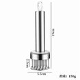 thumbnail image 2 of BUTOMKY Stainless Steel Meat Tenderizer with Ultra-Sharp Needle Blades - Heavy Duty Tenderizer for Steak, Chicken, Beef & Pork, Professional Kitchen Tool for BBQ & Marinade, 2 of 7