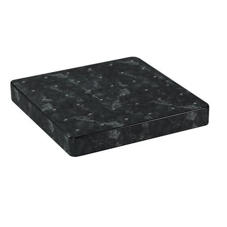 SMART Buffet Ware Treasure Stand Solid Wood Base with Black Marble Laminate