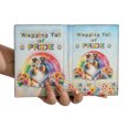 thumbnail image 3 of Wagging Tail Shetland Sheepdog Celebrates Rainbow Pride Month LGBT LGBTQ+ Travel Passport Wallet Sheltie Dog Lover Gifts PU Leather Passport Holder Cover - 01003, 3 of 5
