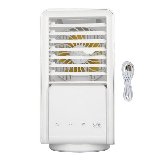 Climatiseur de Table, Mini Climatiseur Portable Refroidisseur d'Air Intérieur Mini Climatiseur Fonctionnalité Polyvalente