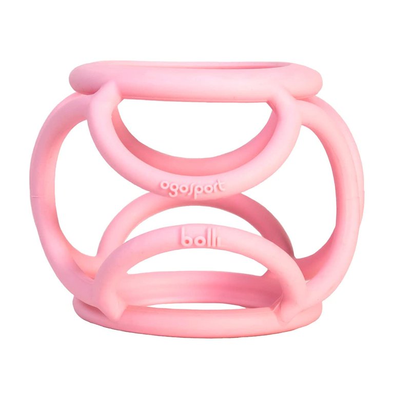 Moluk Oogi Baby Pink Stretch Toy Figure - Super Elastic Silicone With Suction Cups (BPA Free, Ages 3+)