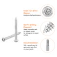 thumbnail image 4 of 20pack M6 x 50mm Button Head Torx Security Sheet Metal Screws with T30 Bit, 4 of 6