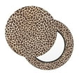 thumbnail image 2 of Kdxio Leopard Print-2 Print Stool Covers Round,Stretch Round Bar Stool Covers Washable Bar Stool Cushion Slipcover for 12-15 Inch Chair, 2 of 7
