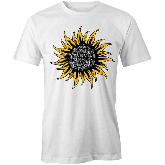Sunflower T-Shirt | Pretty Flowers White Tee Gift