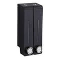 thumbnail image 1 of Distributeur de Savon Mural Double pour Noir, 1 of 8