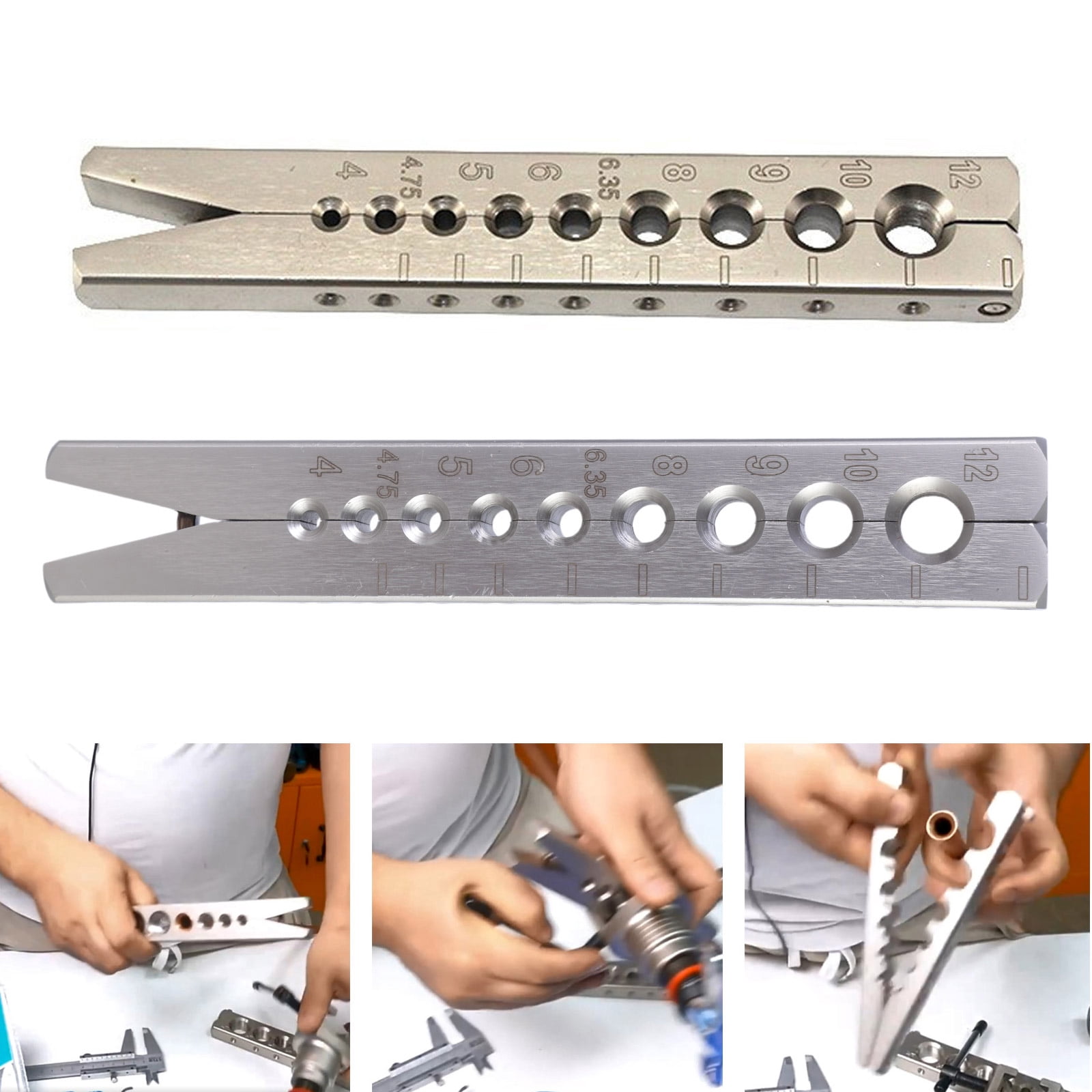 UNTERING Brake Line flarings Tool Swaging HVAC Pipe Expander Repair Eccentric ConeRefrigerations for Tube 45 Degree