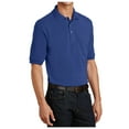thumbnail image 3 of Yellow Rooster Mens Heavyweight Cotton Pique Polo with Pocket Royal 2XL, 3 of 4