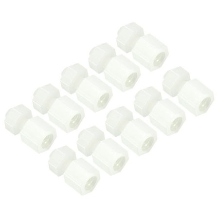 Uxcell M3x5+6mm Nylon Hex Spacer Standoffs PCB Standoff Screws Nuts 1Set/200Pcs
