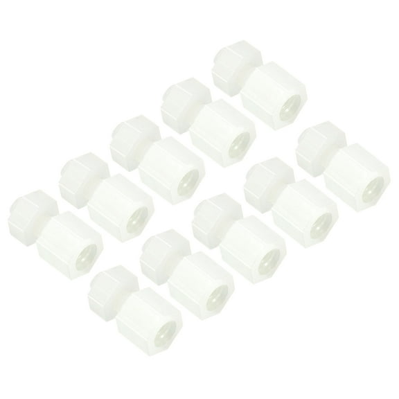 Uxcell M3x5 6mm Nylon Hex Spacer Standoffs PCB Standoff Screws Nuts, 1Set/200Pcs