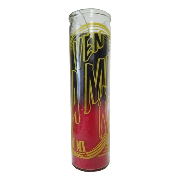 Ven A Mi (Come to Me) Black/Red Candle