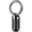 Tiny Black-0.39 Inch 1 Compartment, variant on KRYVN Small Keychain Pill Holder Case Titanium Pocket Pill Container