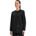thumbnail image 6 of Cherokee Women's Snap Front Scrub Jacket with 3 Pockets and Knit Cuff - WW340, 6 of 10