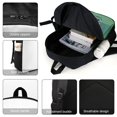 thumbnail image 4 of Ben y Holly-theme Backpack, Campus style schoolbag Bookbag with Adjustable Shoulder Straps And Large Zip Compartment, Unisex Travel Bags., 4 of 6