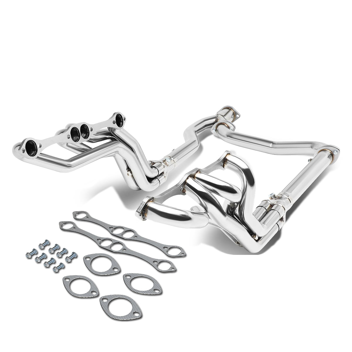For 92-00 GMC/Chevy C/K Series GMT400 High Performance 4-2-1 Design Stainless Steel Exhaust Header with Y-Pipe 