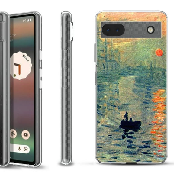Slim-Fit Gel TPU Phone Case for Google Pixel 6a, by OneToughShield ® - Sunrise Impression