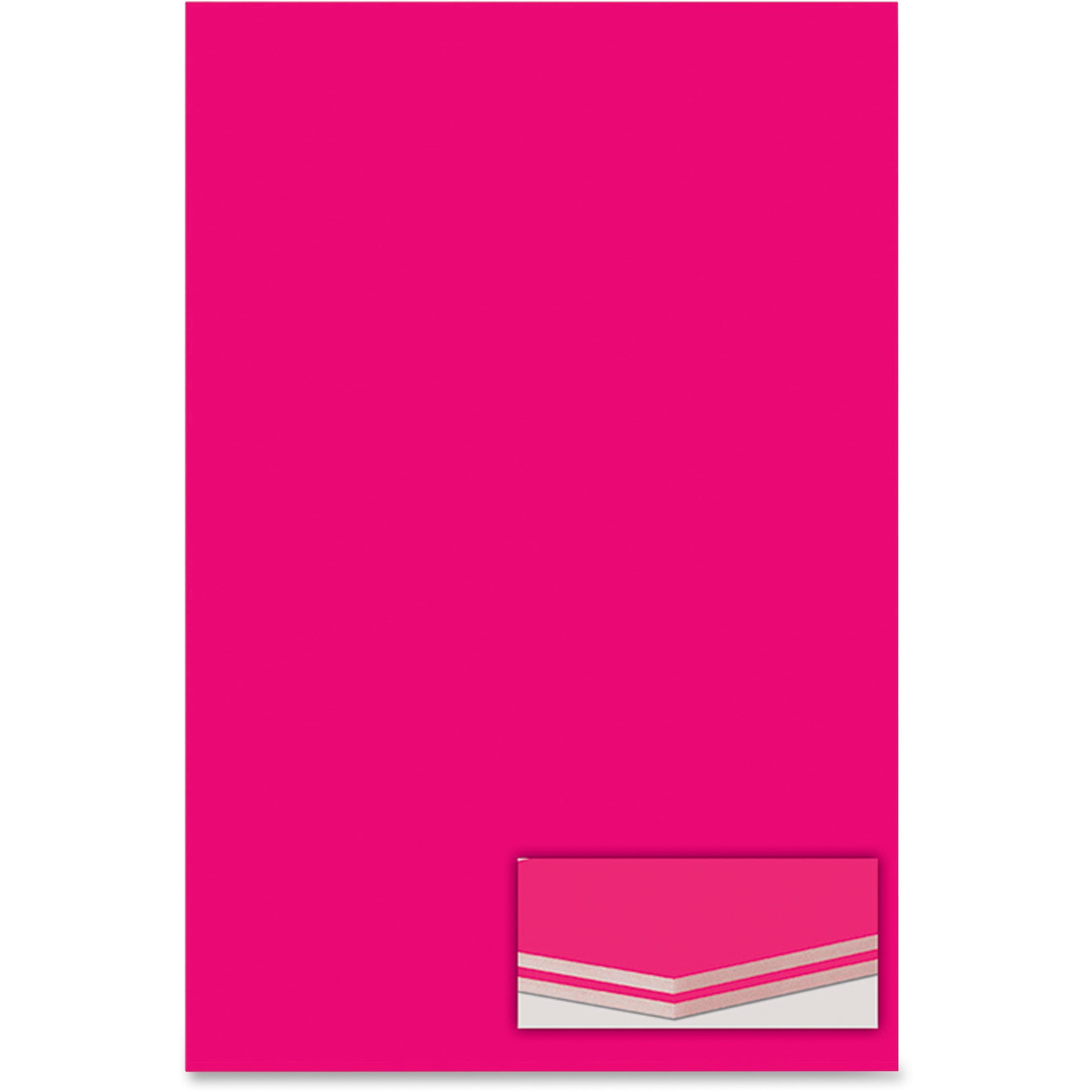 Elmer's Neon Color Foam Boards, Neon Pink, 10 / Carton (Quantity