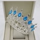 thumbnail image 4 of Nvzi Tiara de boda para novia, diadema de princesa, corona de novia, joyería para el cabello con diamantes de imitación de cristal,graduación, boda, fiesta de disfraces (C), 4 of 4