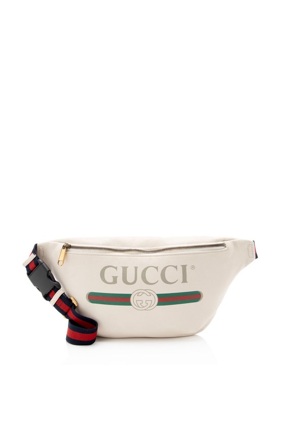 Pre-Owned Gucci Leather Logo Belt Bag