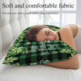 thumbnail image 5 of St. Patrick's Day Pillow Covers, Linen Long Throw Pillow Case, Shamrocks Green Boots Bools Farm Plaid Holiday Pillow Protector Decorative Cushion Cover for Living Room/Bedroom 20" x 36", 5 of 8