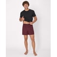 thumbnail image 6 of Hanes Originals Ultimate Men's Cotton Stretch Woven Boxer Underwear, Red/Black Plaids, 3-Pack Small Black Red Checkers S, 6 of 8