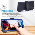 thumbnail image 5 of Thousandgear Compatible for Motorola Moto G Stylus 5G 2025 Belt Clip Holster Fit Otterbox Defender Case, Blue, 5 of 9