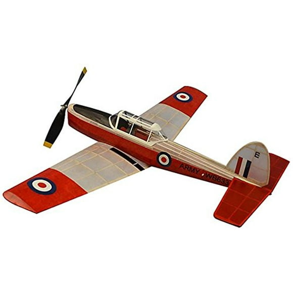 30" Wingspan DeHavilland Chipmunk Rubber Pwd Aircraft Laser Cut Kit